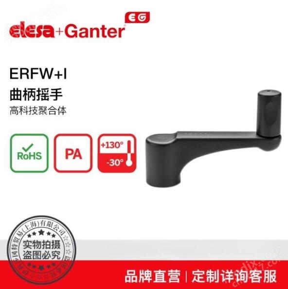 Elesa+Ganter ERFW+I 曲柄搖手 高科技聚合體