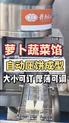 蔬菜馅萝卜馅饼自动成型机器